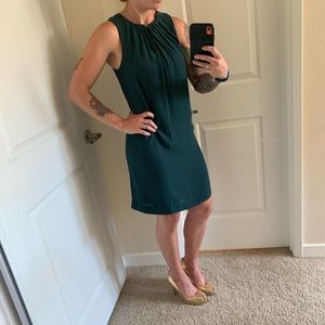 H&M Emerald green shift dress
